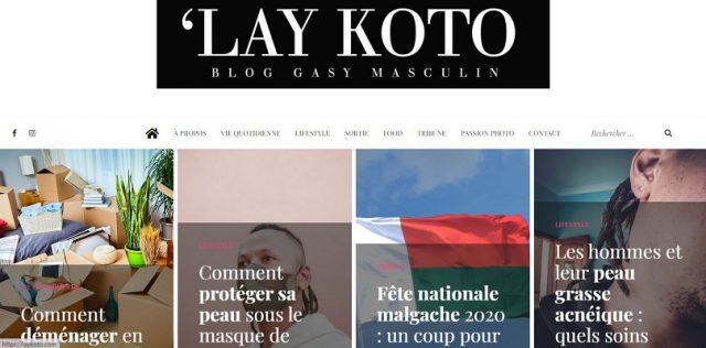 Avis sur Laykoto : Un blog malgache (gasy) tendance à Madagascar